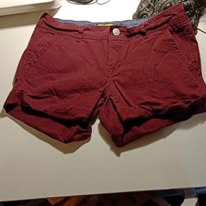prince and Fox Burgundy Beachcomber cotton shorts Sz 2